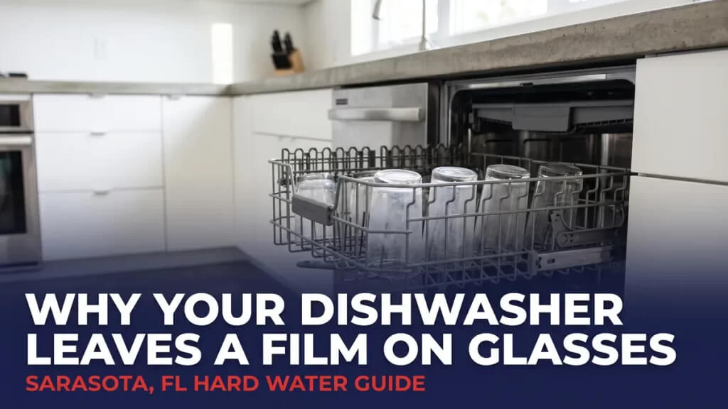 sarasota dishwasher leaving a film on glass