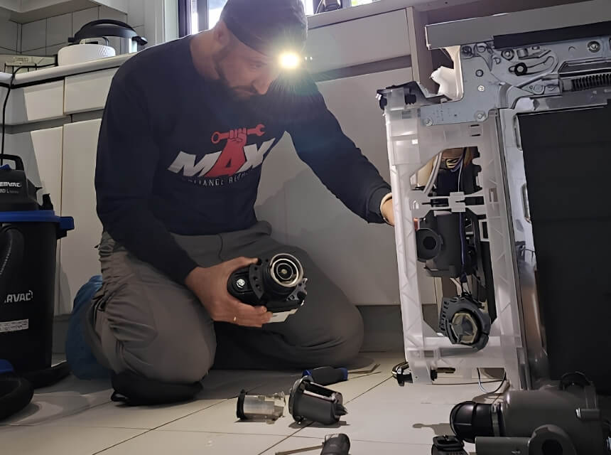 case study fixing dishwasher motor and pump
